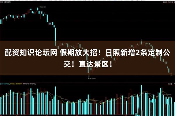 配资知识论坛网 假期放大招！日照新增2条定制公交！直达景区！